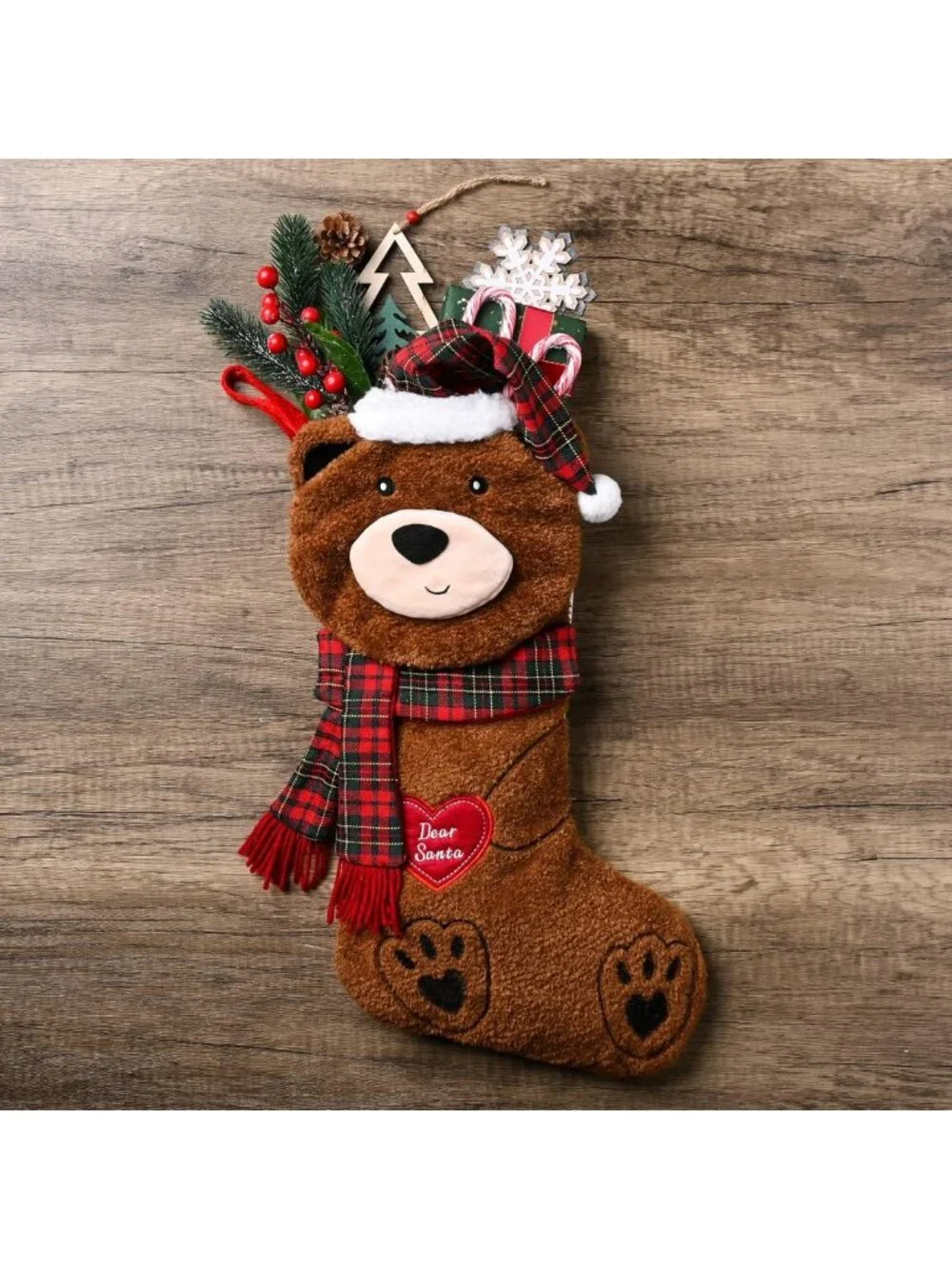Cute Plush Christmas Stockings - 21